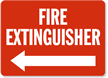 Fire Extinguisher Sign