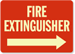 Fire Extinguisher Sign