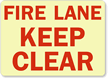 Fire Lane Keep Clear
