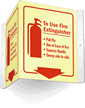 To Use Fire Extinguisher …  Sign