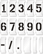Interlocking Number Floor Stencil Set, 0-9