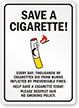 Please Respect Our No Smoking Policy Sign