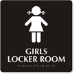 Girls Locker Room Sign