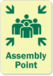 GlowSmart™ Assembly Point Sign