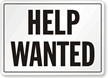 Help Wanted Sign
