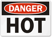 Danger Sign: Hot
