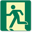 GlowSmart™ Running Man, Emergency Exit Left