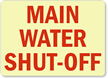 Main Water Shut-Off