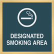 Designated Smoking Area, with Graphic