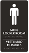 Men's Locker Room Sign
