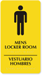 Men's Locker Room Sign