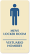 Men's Locker Room Sign
