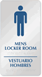 Men's Locker Room Sign