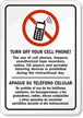 Turn Off Your Cell Phone! Sign