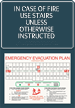 In Case of Fire Sign
