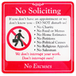 No Soliciting No Excuses