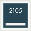1 Slot Patient Room Sign