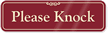 Please Knock ShowCase™ Wall Sign
