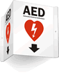 AED Automated External Defibrillator Sign