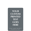 9 in. x 6 in. Custom Braille Sign