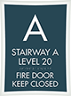 Stairway Sign
