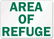 Area of Refuge Sign