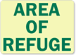 Area of Refuge Sign