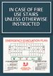 In Case of Fire Sign