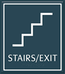 Stairs, Fire Door Keep Closed Sign
