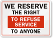 Customer Sign
