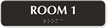 Room 1 Tactile Touch Braille Sign