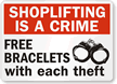 Shoplifting Is A Crime Sign