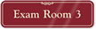 Exam Room 3 Sign