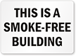 Smoke-Free Building Sign
