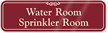 Water Sprinkler Room Sign
