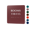 6 in. x 6 in. Custom Braille Sign