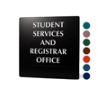 12 in. x 12 in. Custom Braille Sign