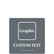 8 in. x 8 in. Graphic Custom Braille Sign