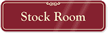 Stock Room Sign
