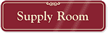 Supply Room Sign