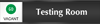 Testing Room - Go/Stop Slider Sign