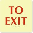 To Exit Sign
