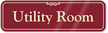 Utility Room with Graphic ShowCase™ Wall Sign