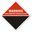 Warning Radio Frequency Radiation Hazard Sign
