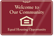 Welcome To Our Community Sign