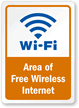 WiFi Area Sign