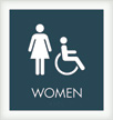 Women w/F/ISA Symbol Sign