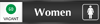 Women (with graphic) - Go/Stop Slider Sign