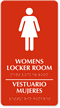 Women's Locker Room Sign