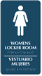 Women's Locker Room Sign